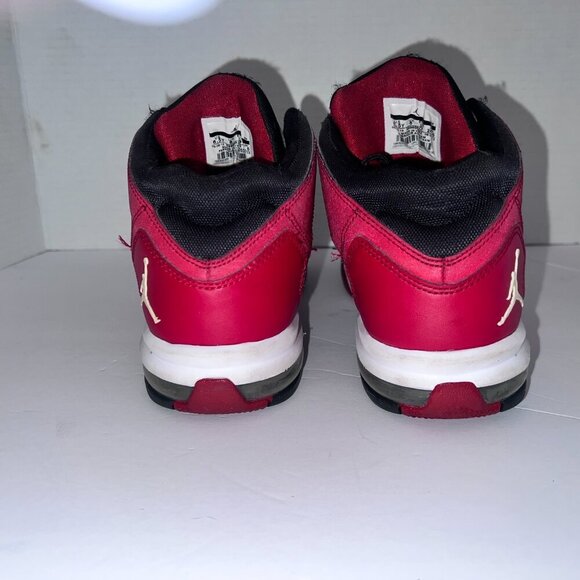 Nike Jordan Flight 45 Youth 6.5Y Black Red  Retro Sneakers - Picture 4 of 6